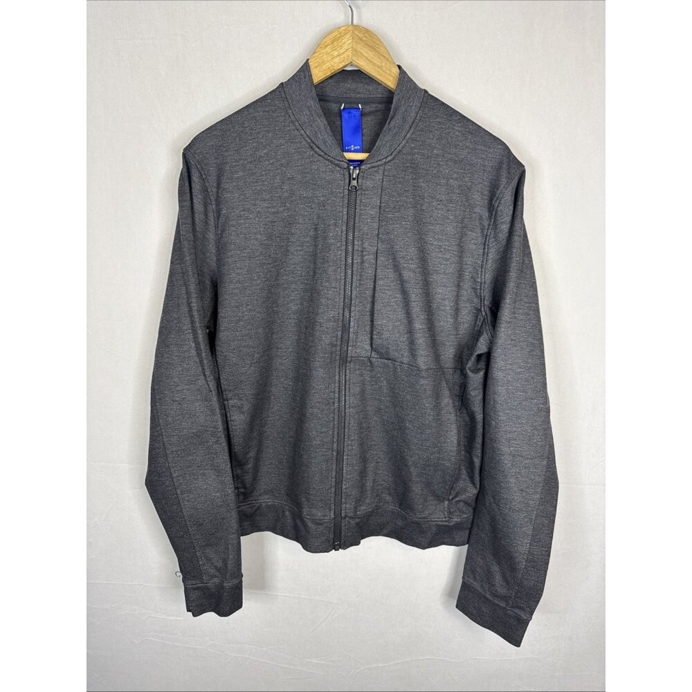 Kit and Ace Tencel Cashmere Blend Stretch Jacket Men’s L Full Zip Bomber-Style
